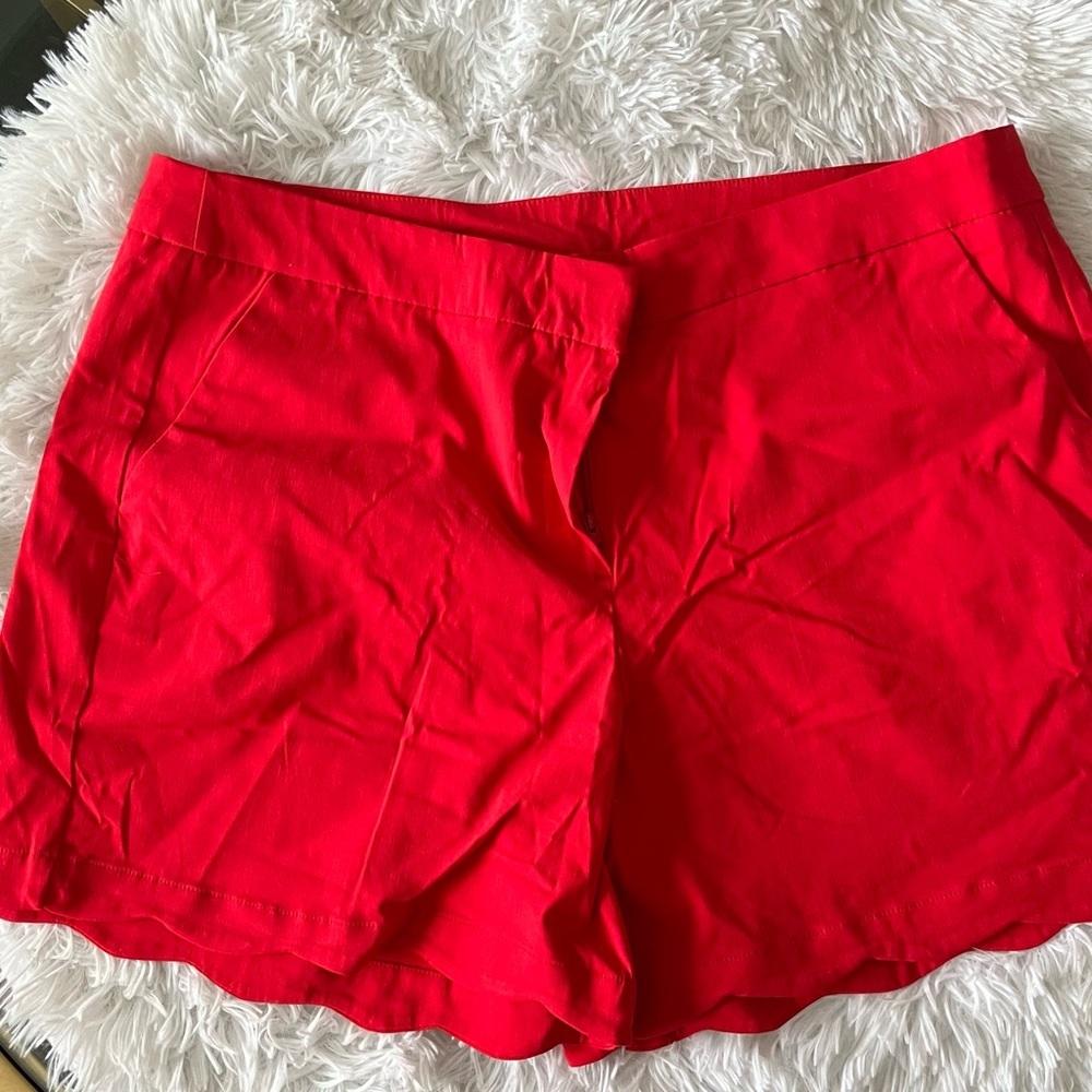 Bright Red Women’s Casual Shorts